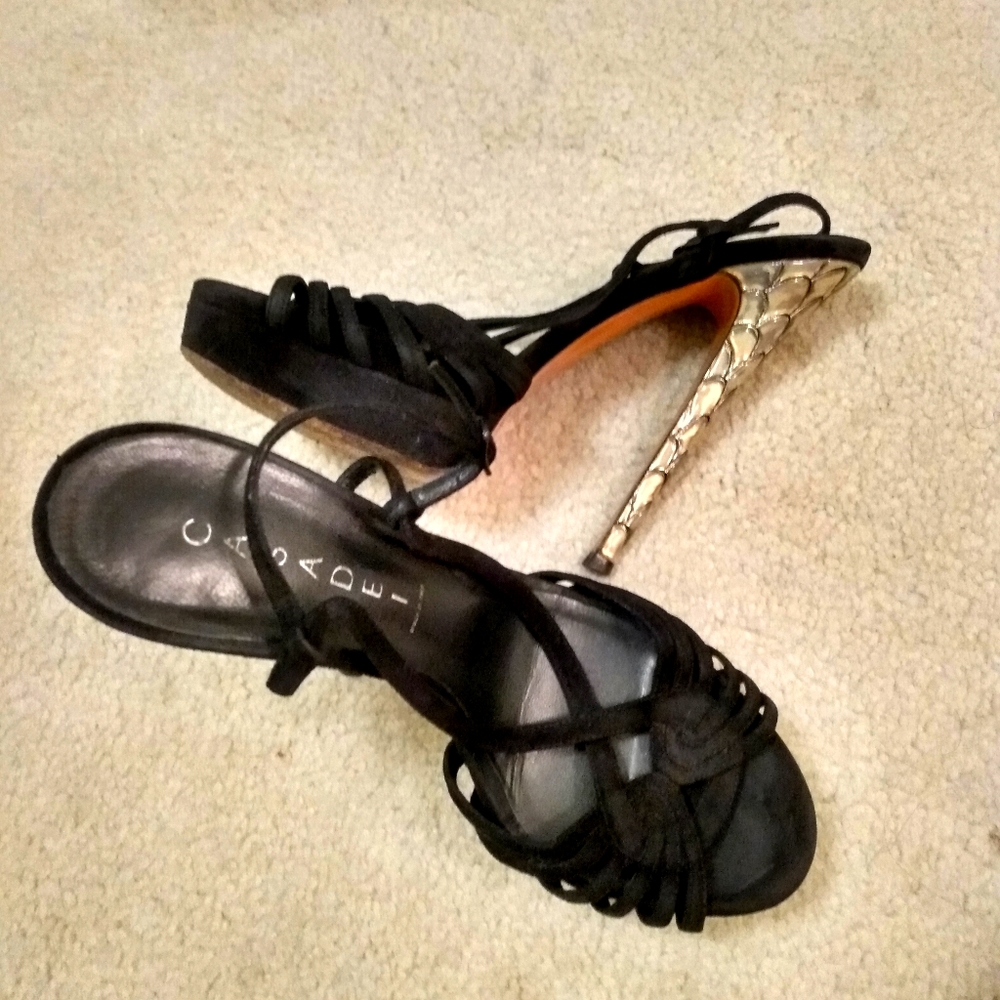 Mermaid skills high heels
